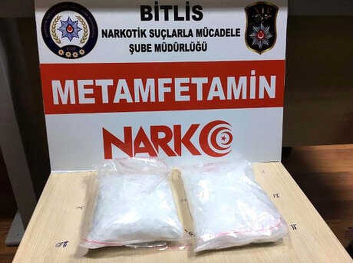 Bitlis\'te 1 Kilo Metamfetamin Ele Geçirildi