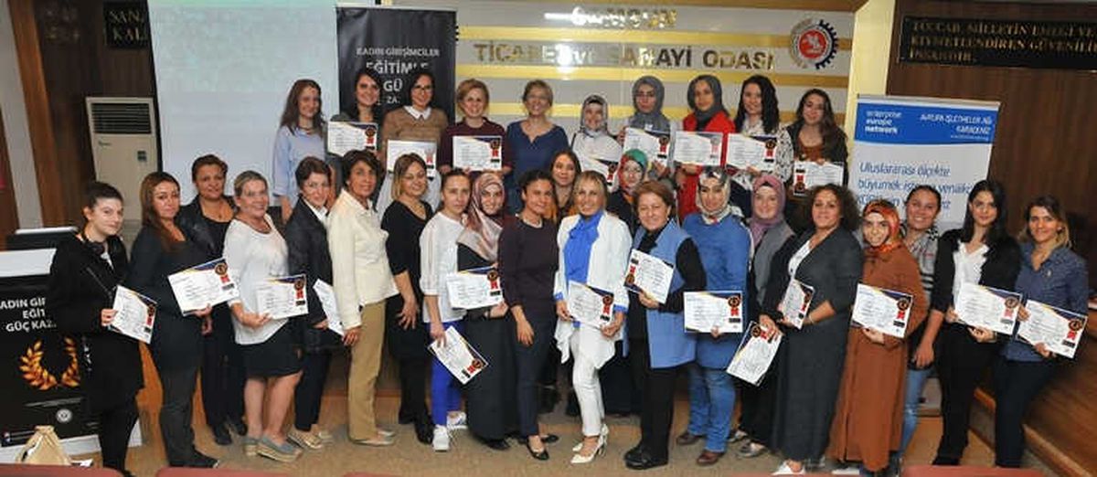 Girişimci Kadınlar Sertifikalarını Aldı