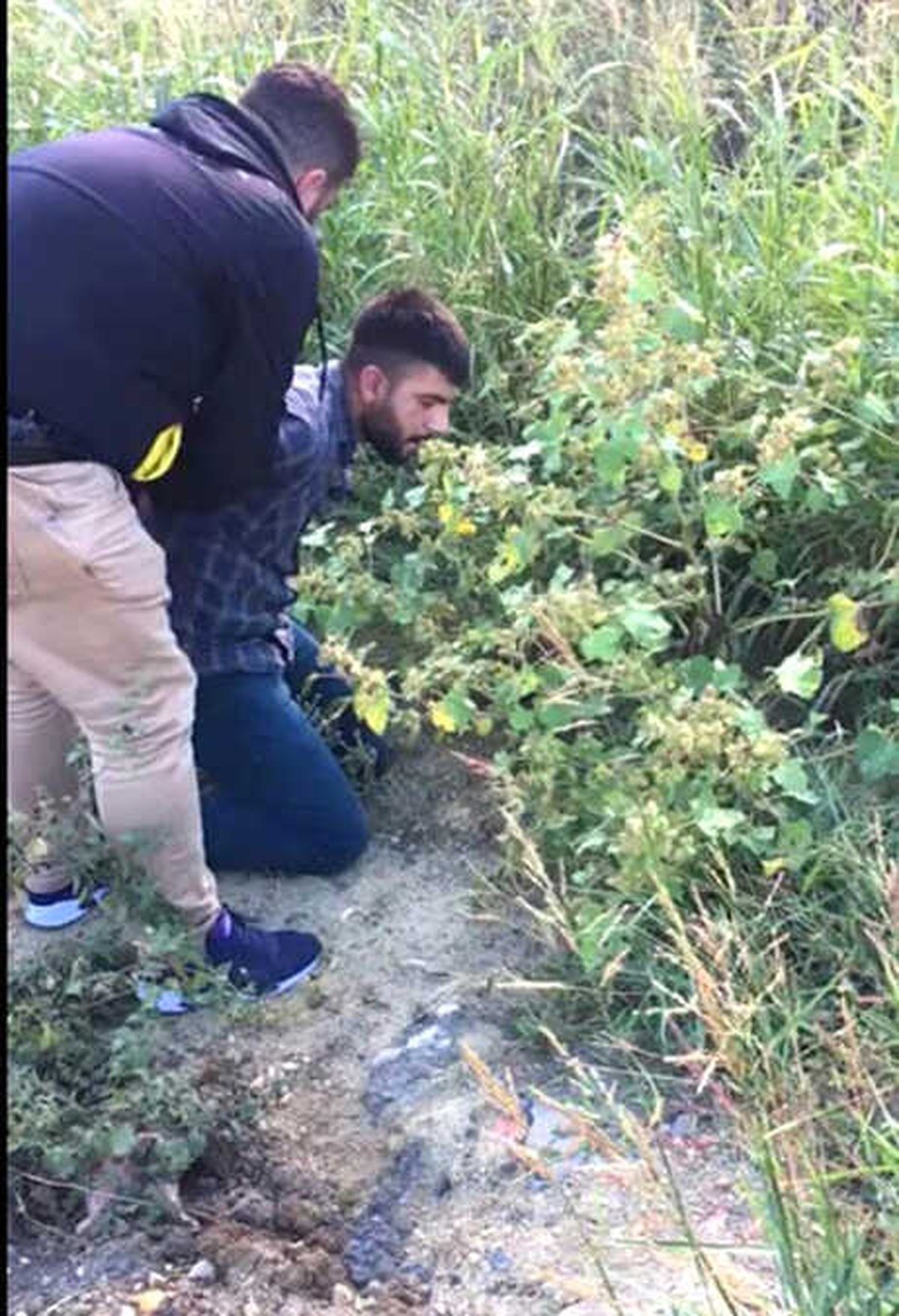 Hırsızlık Şüphelisi Saklandığı Otların Arasında Yakalandı
