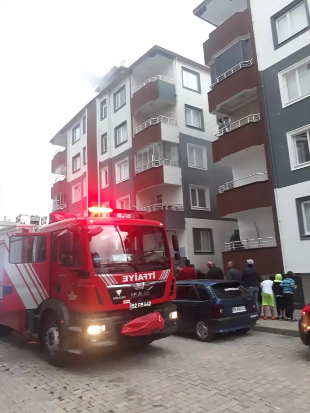 Ordu’da Ev Yangını Son Dakika