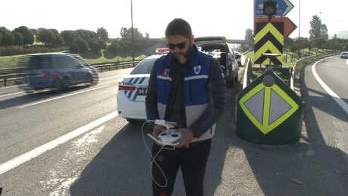 Drone\'lu Trafik Denetimi