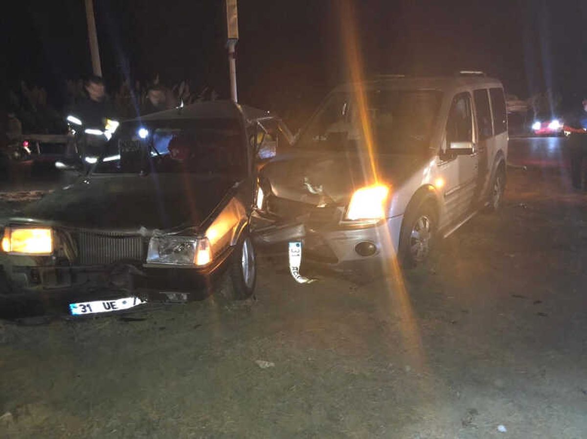 Hatay\'da Kaza: 1 Yaralı