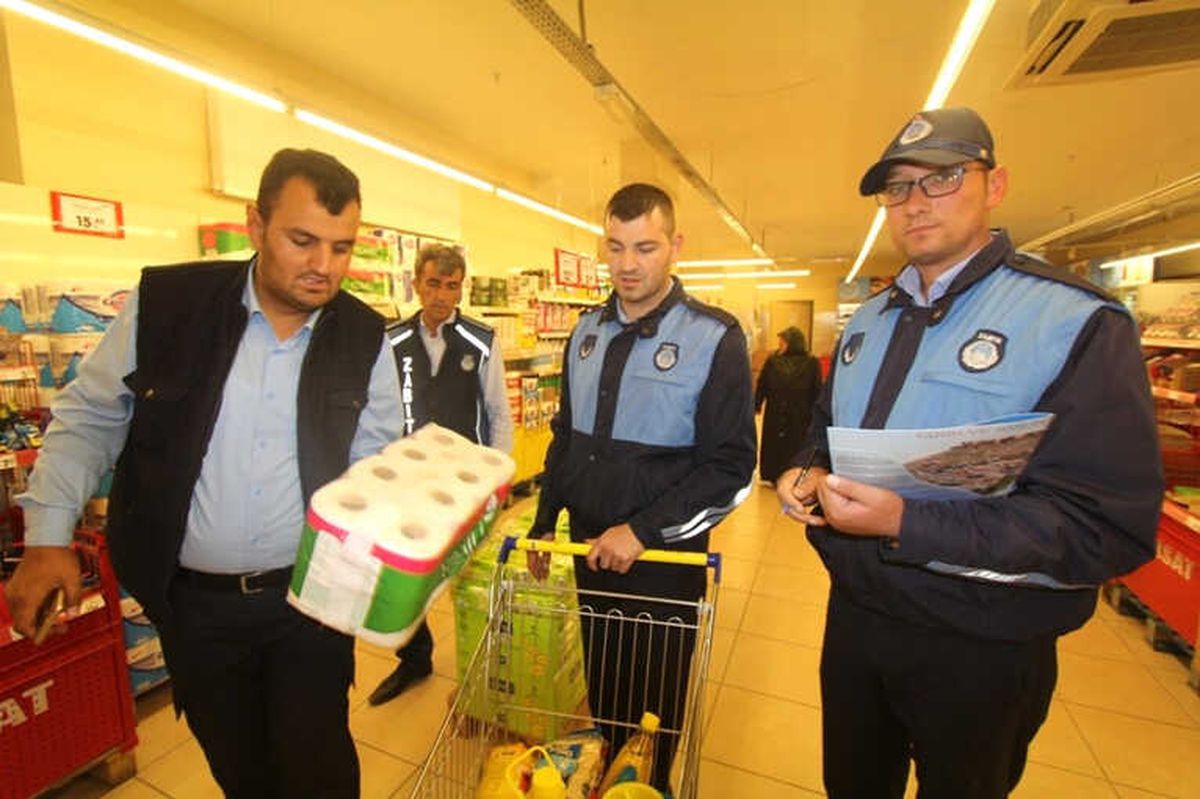 Bayburt Belediyesi Zabıta Ekipleri Denetimde