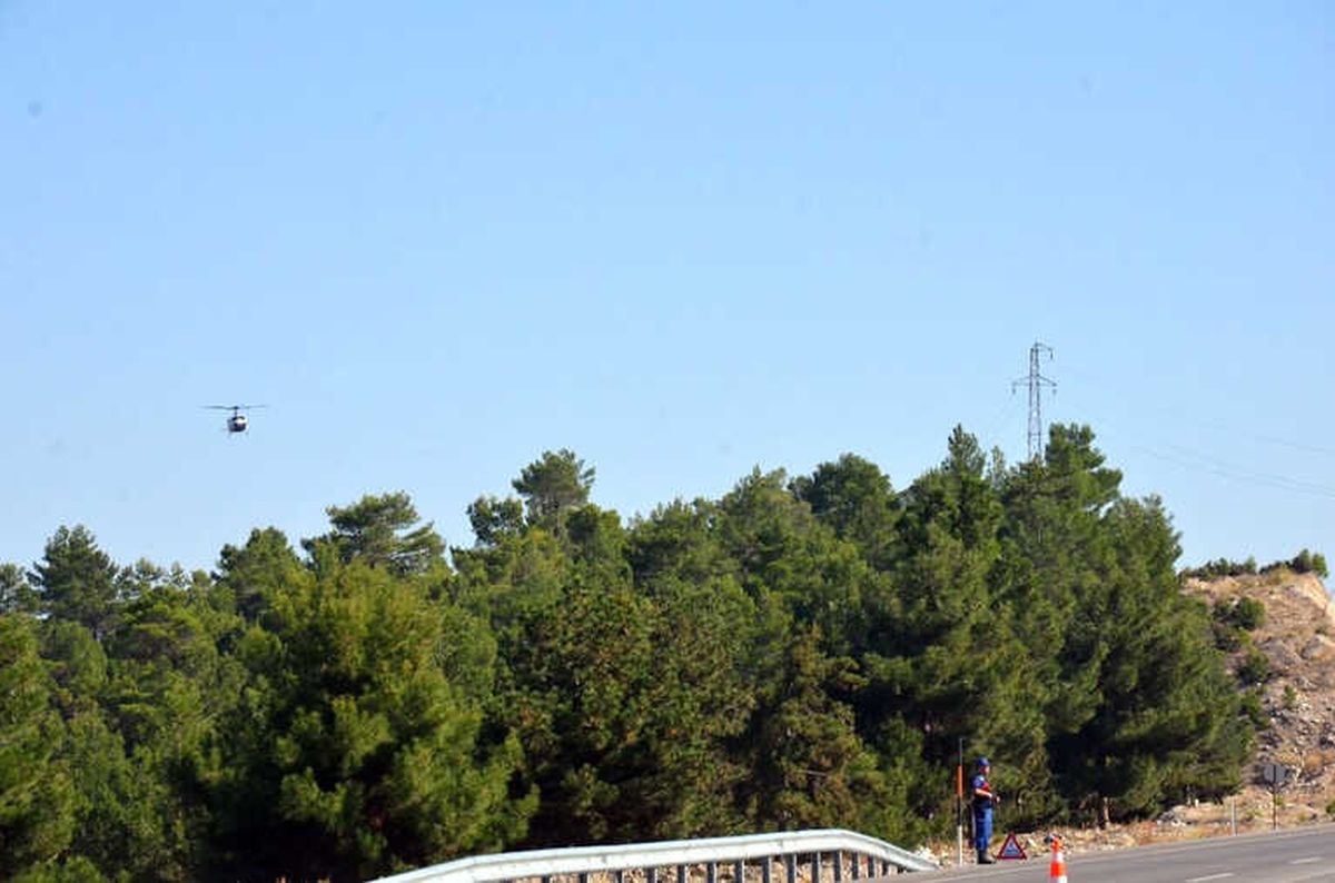 Denizli\'de Helikopterli Trafik Denetimi