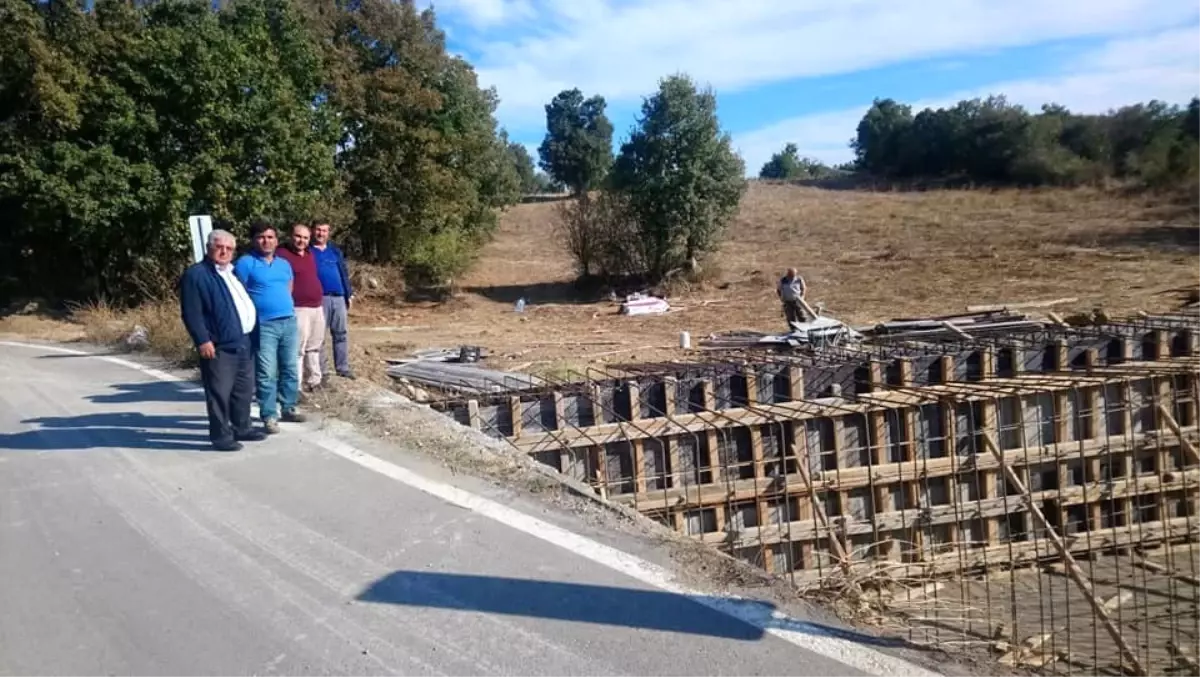 Şaphane\'de Üçbaş Köy Yolu Köprü İnşaatı Başladı