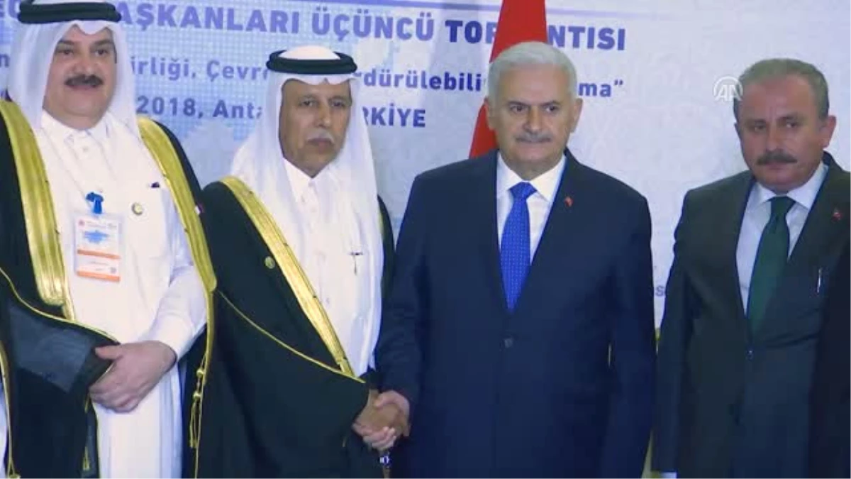TBMM Başkanı Yıldırım, Katar Şura Meclisi Başkanı Mahmud ile Görüştü