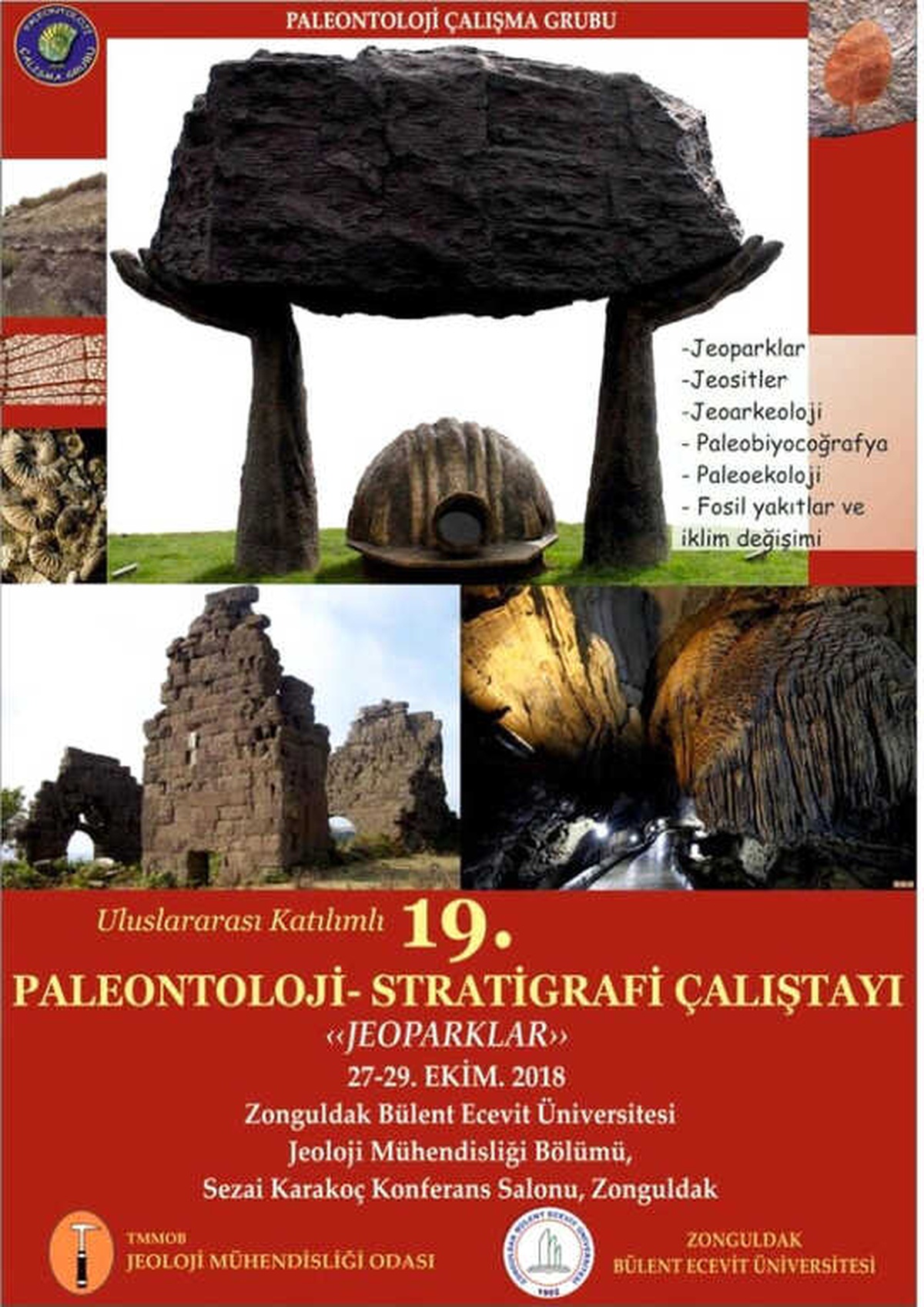 19\'uncu Stratigrafi-Paleontoloji Çalıştayı Beü\'de Yapılacak