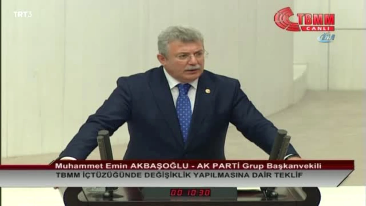 AK Parti Grup Başkanvekili Muhammed Emin Akbaşoğlu: "Cumhurbaşkanı Her Yönü İtibarıyla Bu Manada...