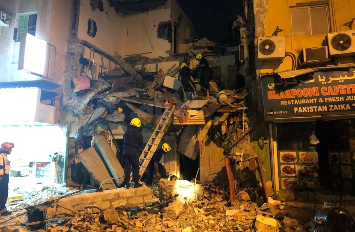 Bahreyn\'de Bina Çöktü: 25 Yaralı