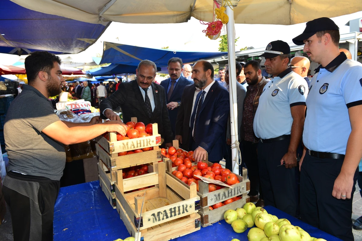 Başkan Edebali Pazar Denetiminde