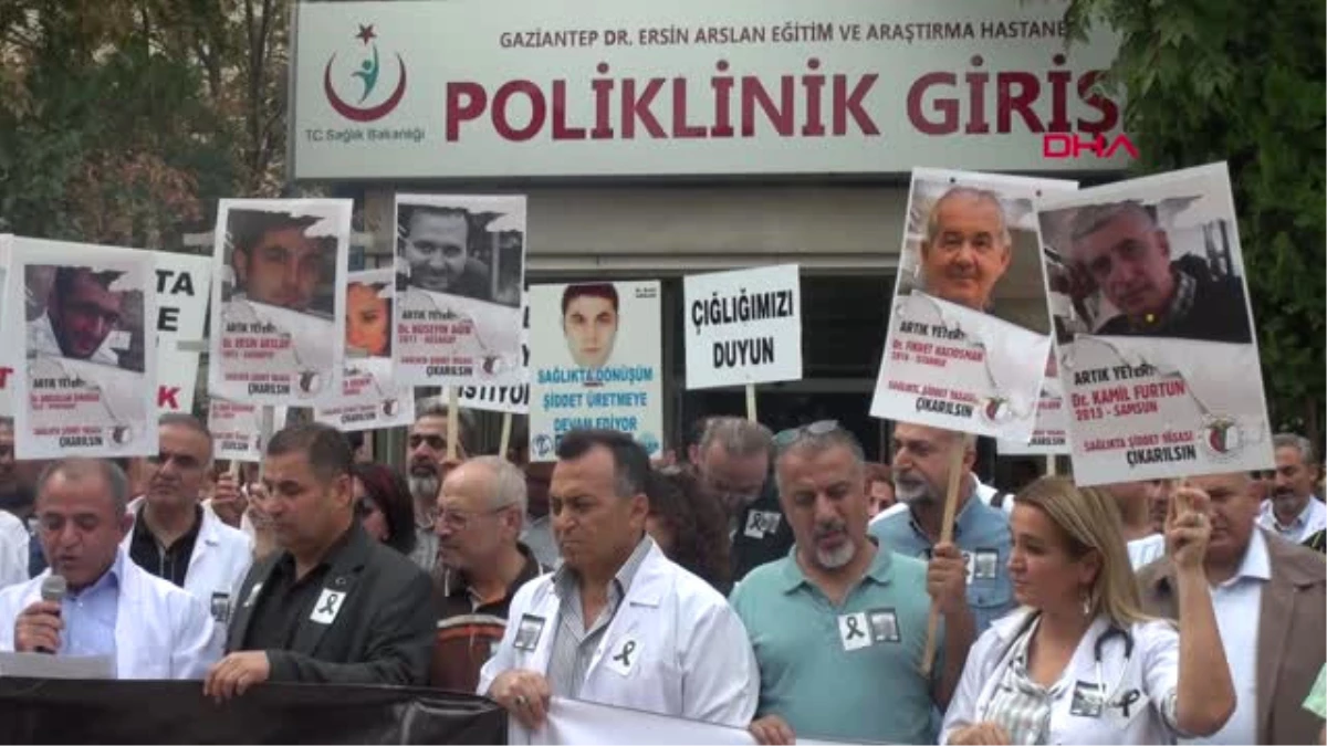 Gaziantep\'te Sağlık Çalışanlarına Şiddete Tepki