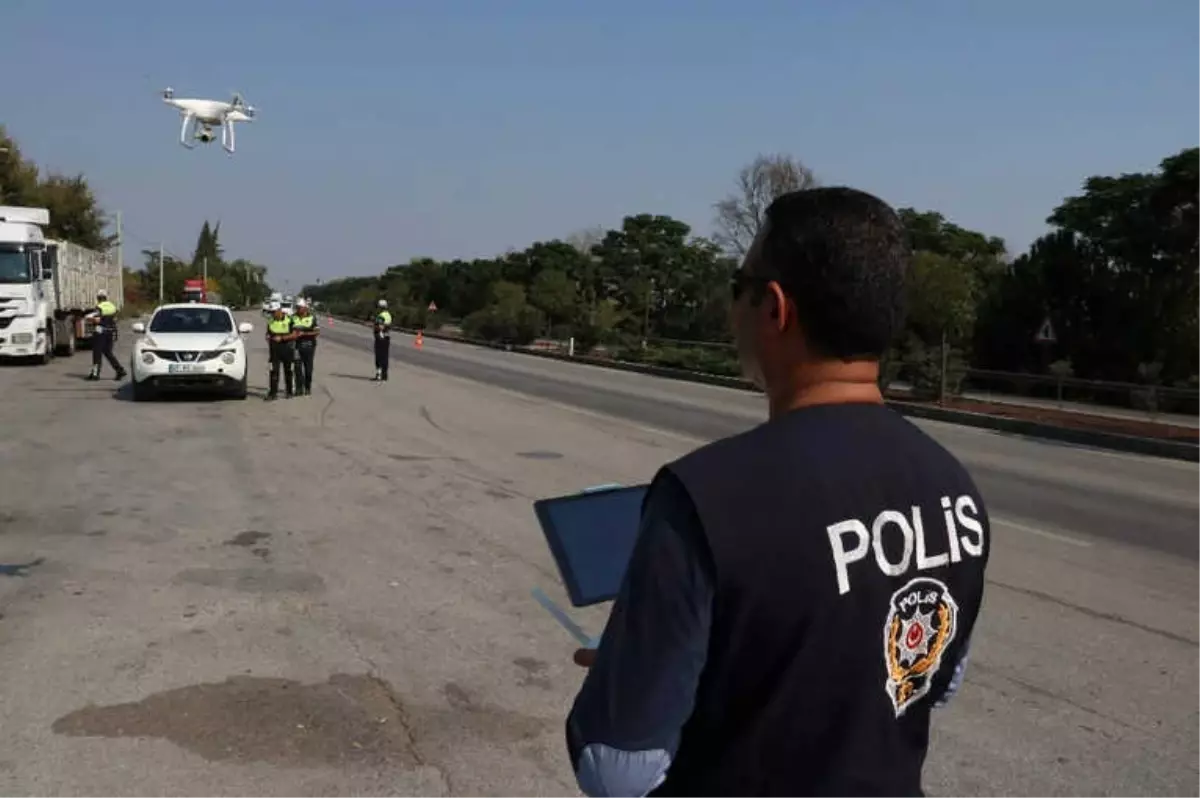 Manisa\'da Drone Destekli Trafik Uygulaması