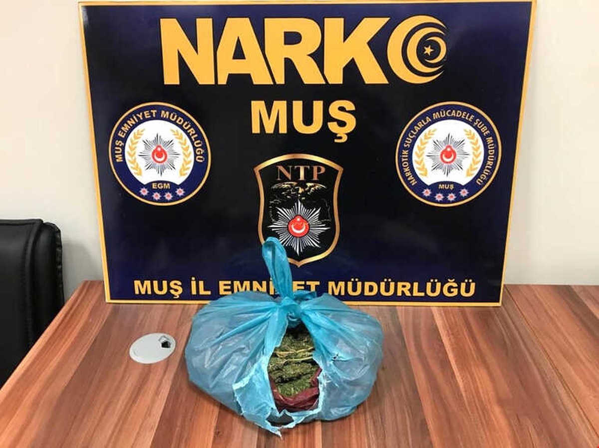 Muş\'ta Uyuşturucu Operasyonu: 2 Tutuklama