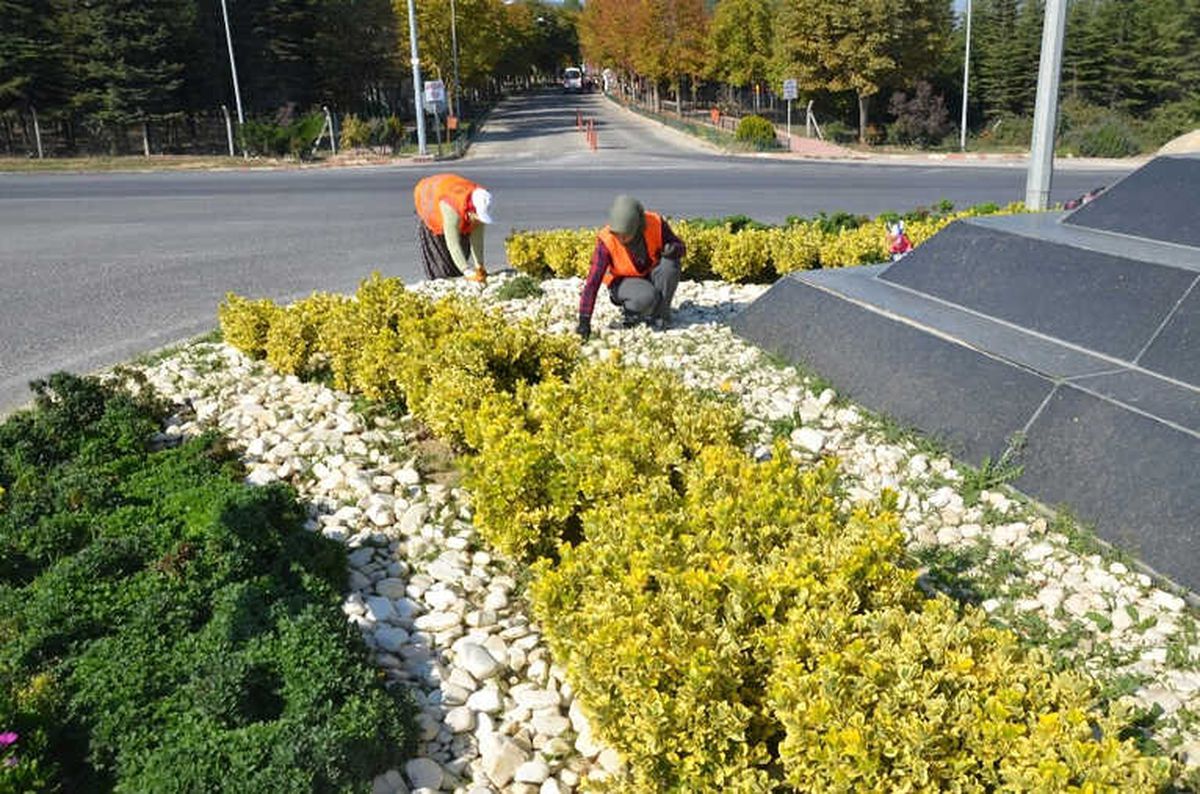Park ve Bahçelerdeki Çalışmalarla Bilecek Güzelleşiyor
