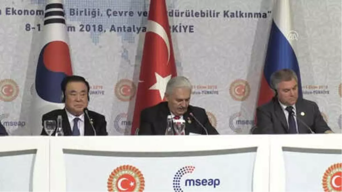 TBMM Başkanı Yıldırım: "Terör ve Terörizmle Mücadele Açısından Önemli Bir Duruş Sergilendi"