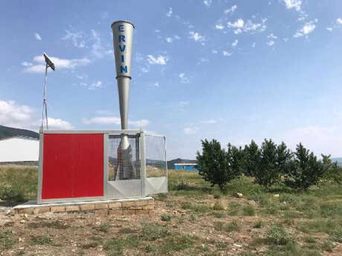 Van\'da Dolu Önleme Makinesi Üretildi