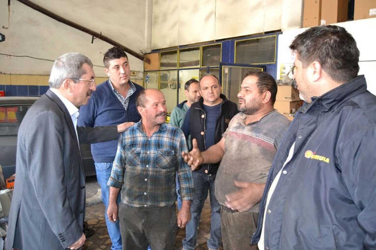 Vergili Esnafın Taleplerini Yerinde Dinledi