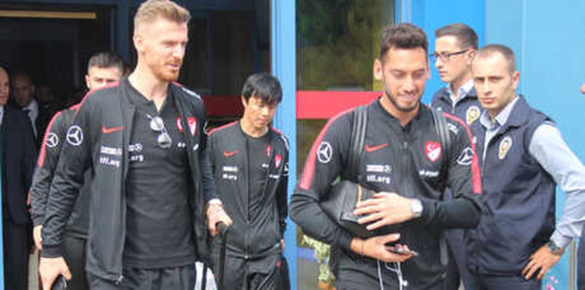 A Milli Futbol Takımı Trabzon\'da