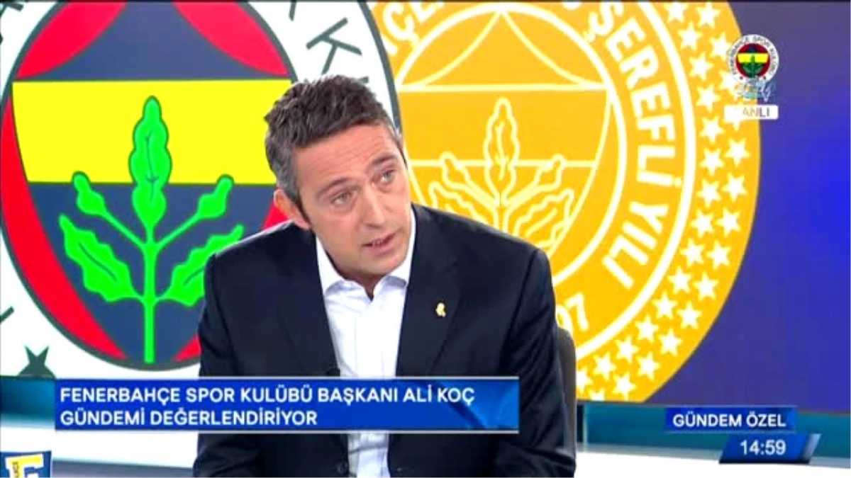 Ali Koç: "Volkan Bana Saygısızlık Yaparak Sesini Yükseltti" -1-