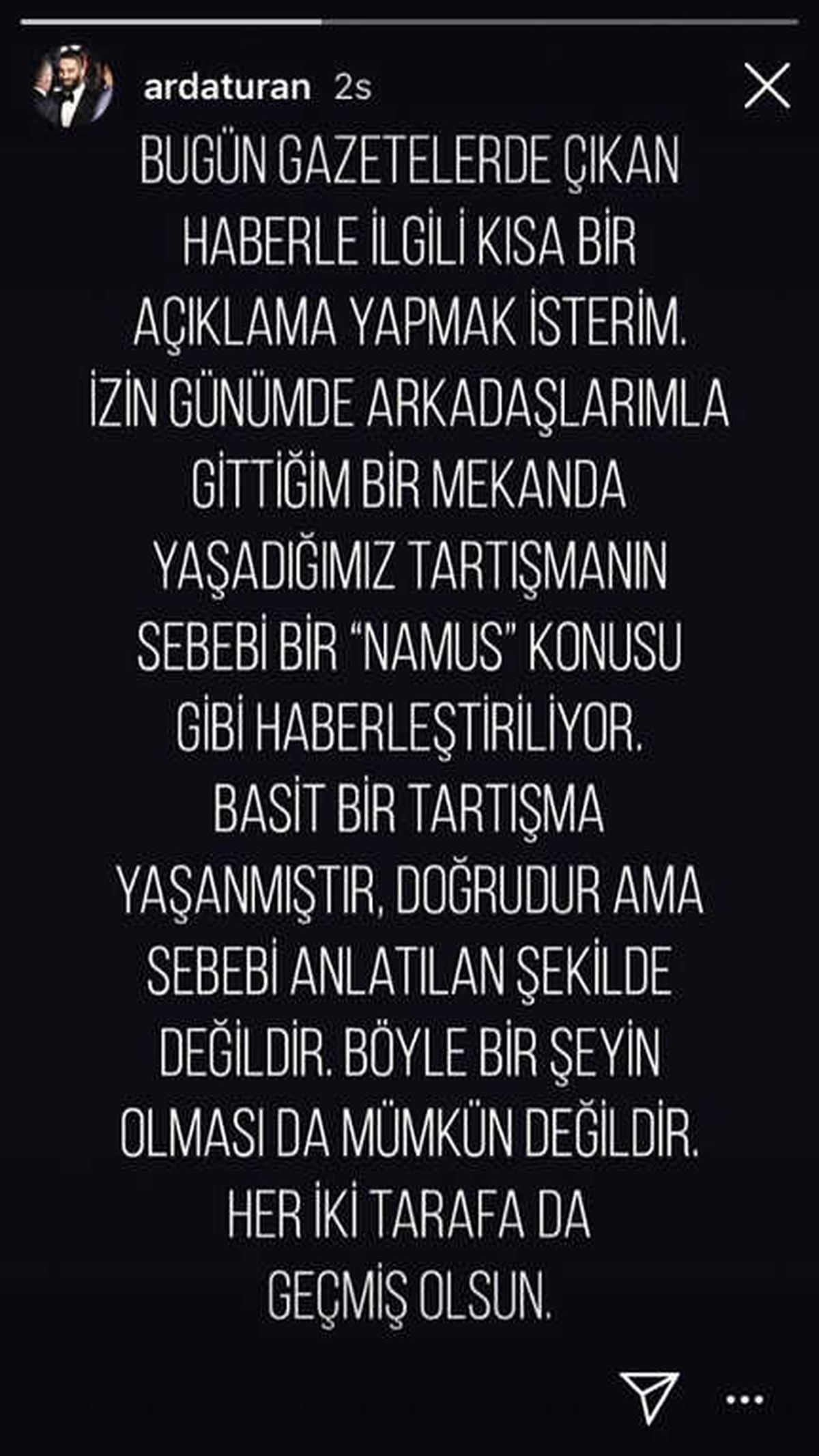 Arda Turan\'dan "Kavga" Açıklaması