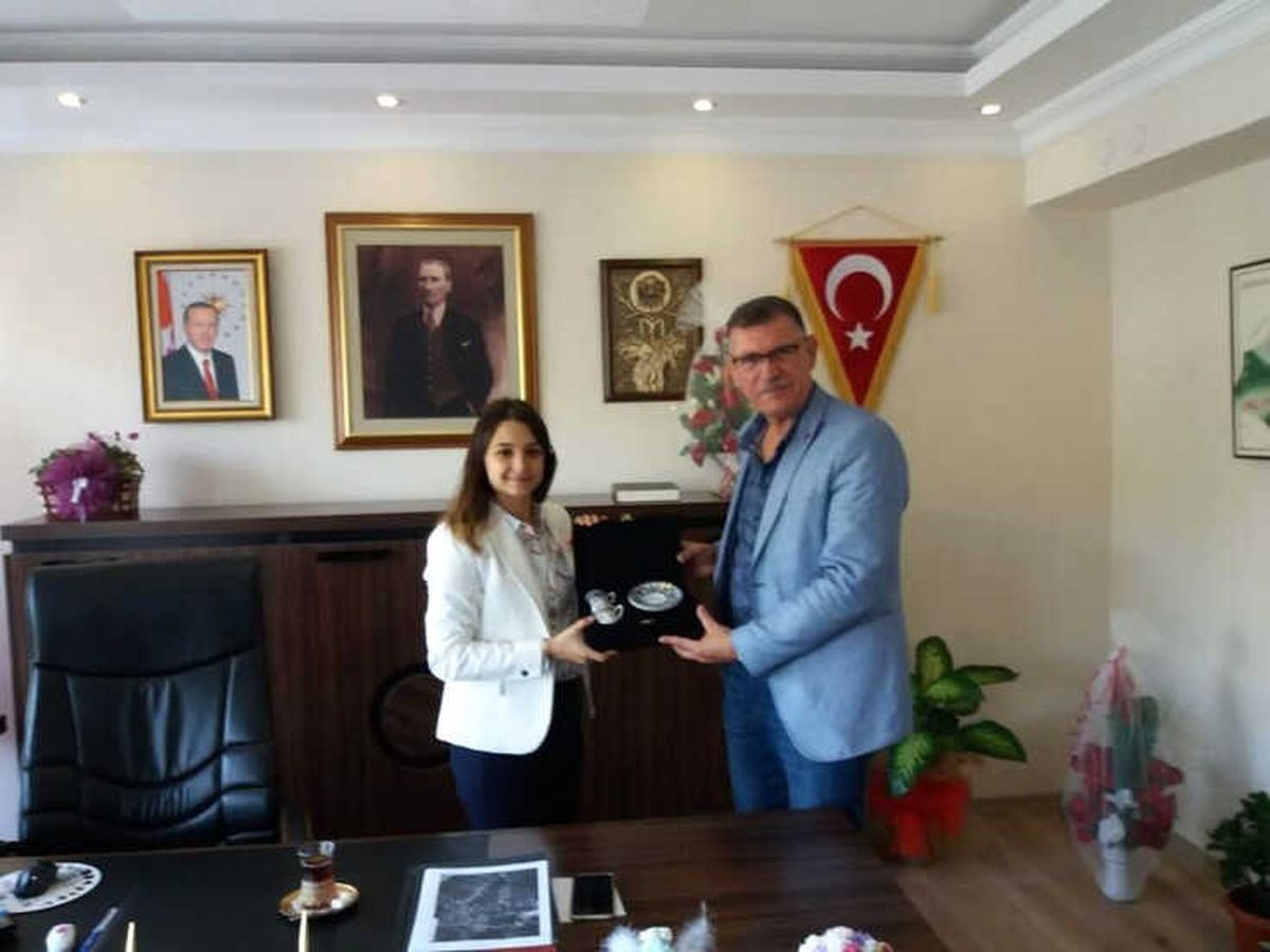 Başkan Duymuş\'tan, Kaymakam Uçar\'a Hayırlı Olsun Ziyareti