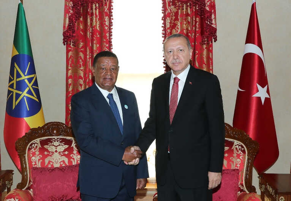 Erdoğan Etiyopyalı Mevkidaşıyla Bir Araya Geldi