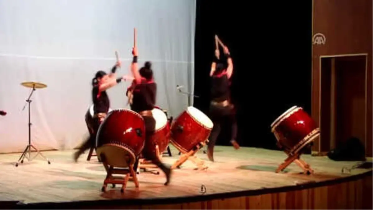 Japon Davul Grubu "Masa-Daiko" Kaman\'da Gösteri Yaptı