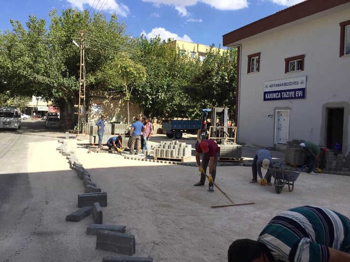 Mehmet Akif Mahallesi Taziye Evinde Çevre Düzenlemesi