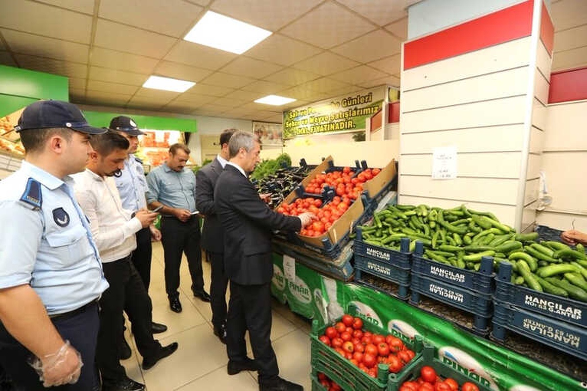 Pazarcı Denetimiyle Gündeme Gelen Belediye Başkanından Marketlere Şok Baskın