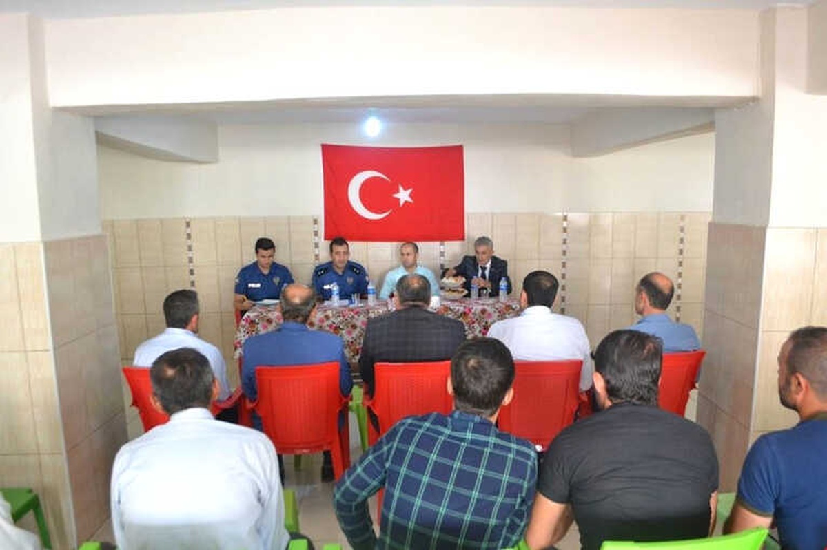 Sason\'da Muhtarlarla Huzur Toplantısı Yapıldı