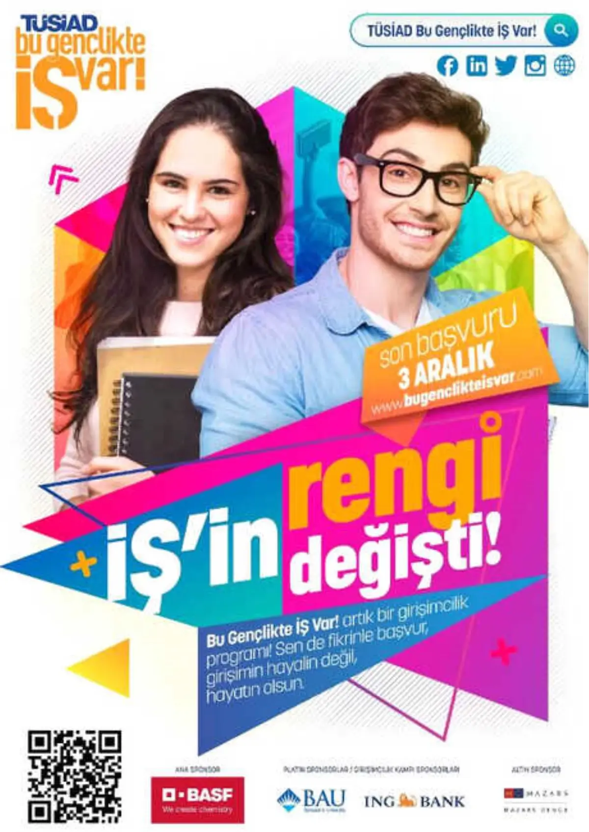 Tüsiad Bu Gençlikte İş Var!" Girişimcilik Programına Dönüşüyor