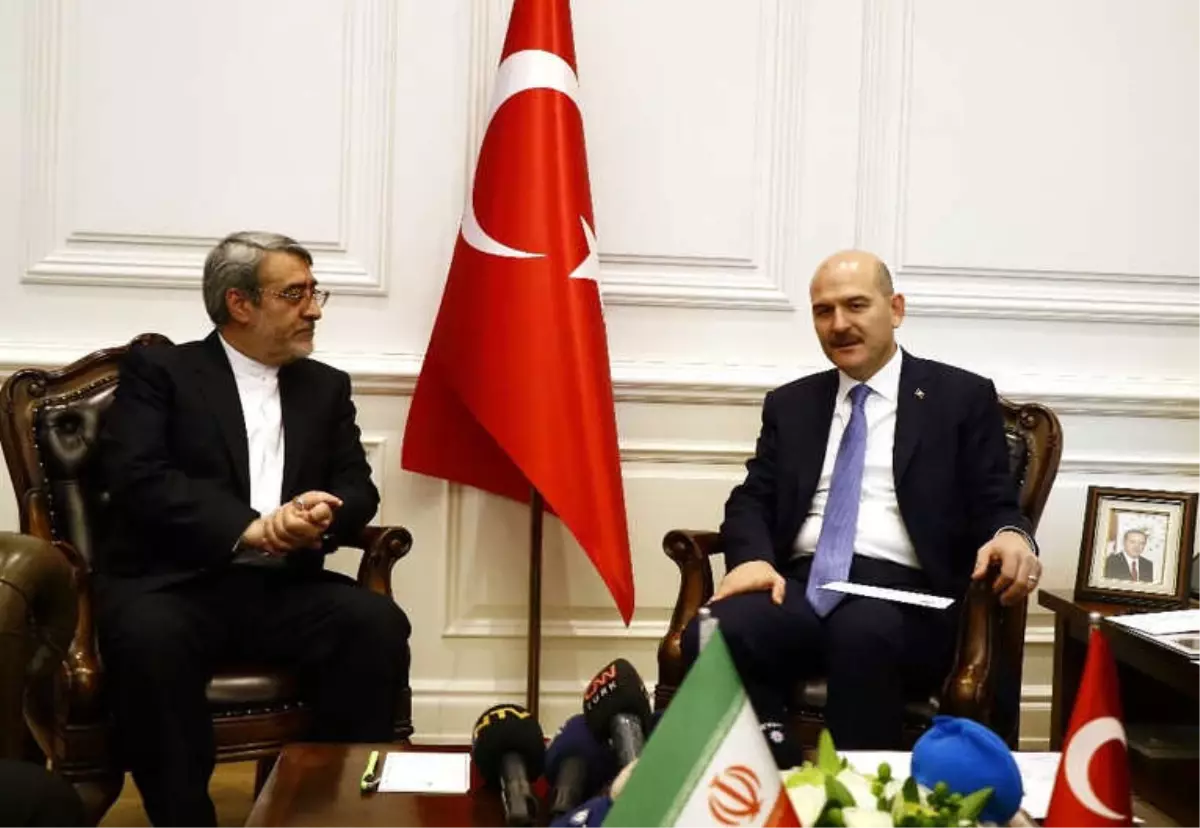 Bakan Soylu, İran İçişleri Bakanı Rahmani ile Bir Araya Geldi