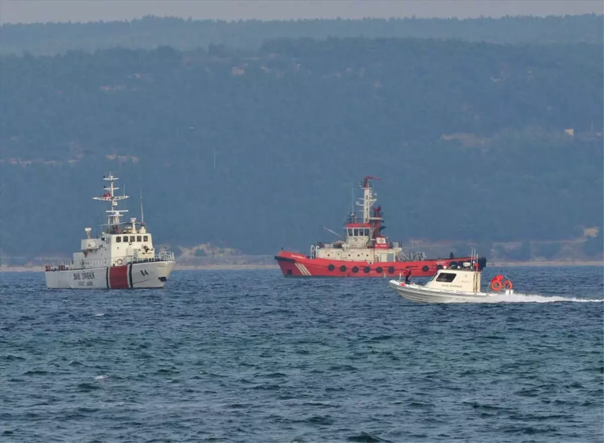 Çanakkale Boğazı\'nda Uçak Kazası Tatbikatı