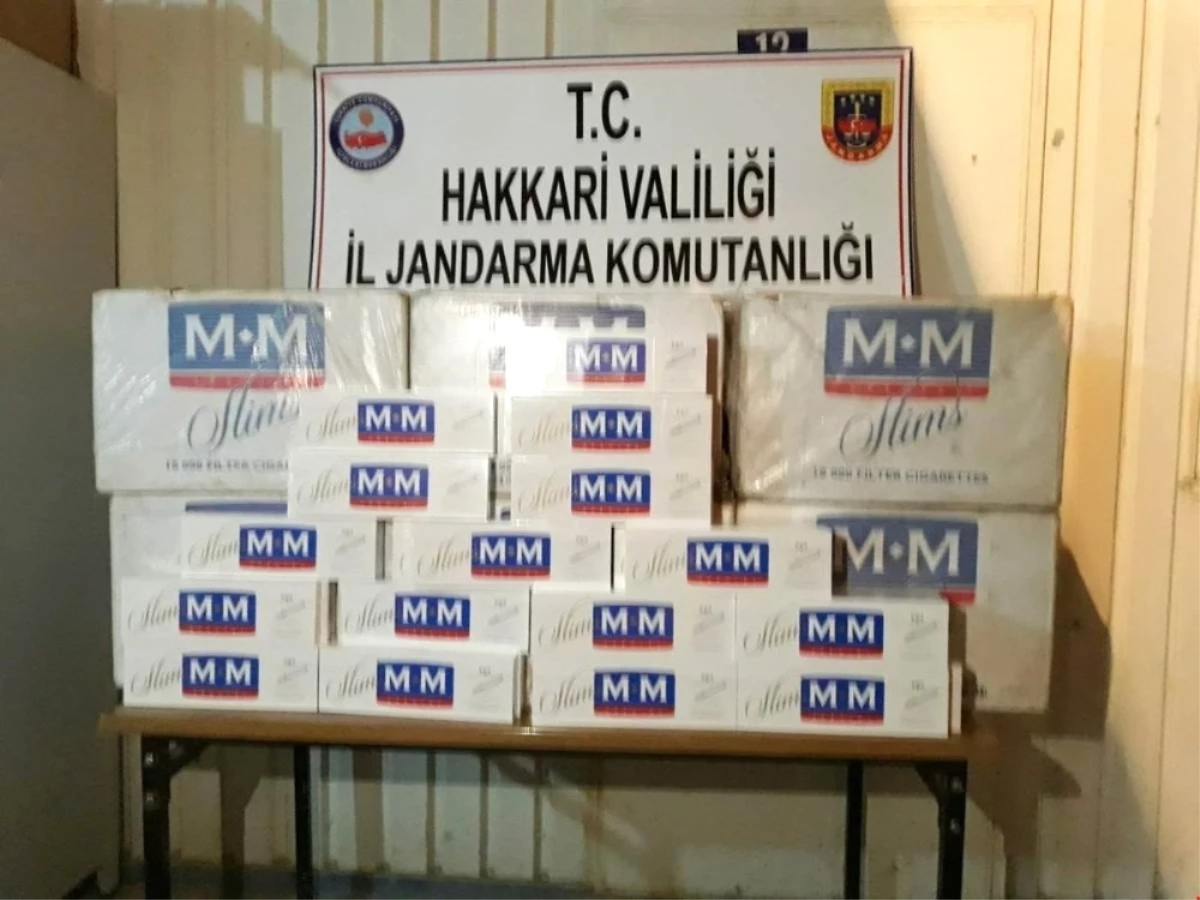 Hakkari\'de 6 Bin Paket Kaçak Sigara Ele Geçirildi