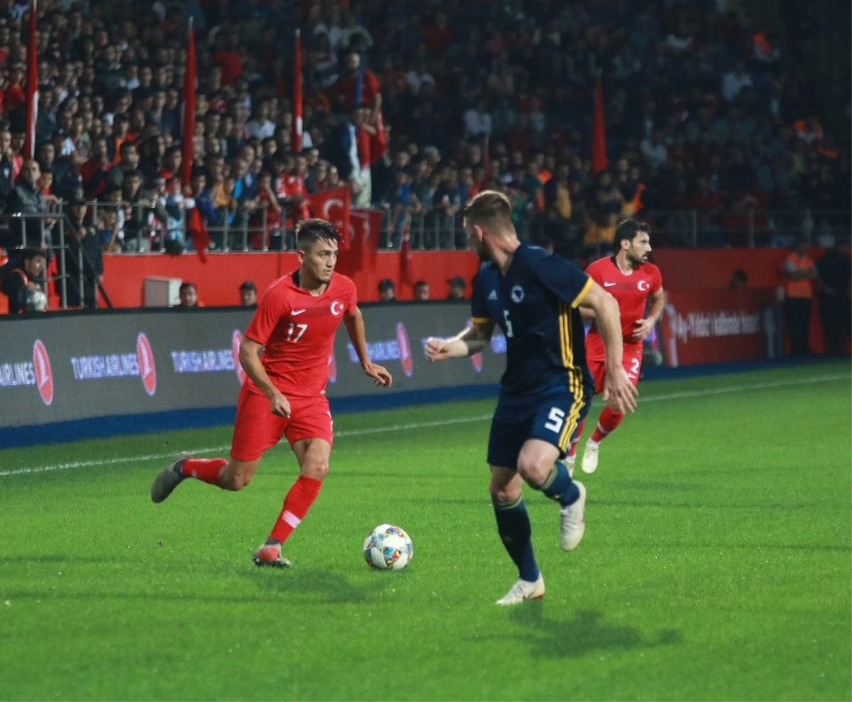 Hazırlık Maçı: Türkiye: 0 - Bosna Hersek: 0 (İlk Yarı)