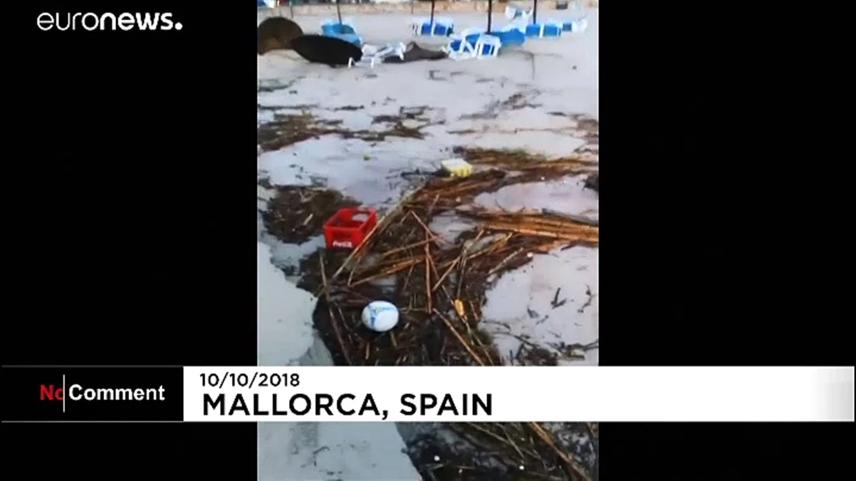 İspanya\'nın Tatil Adası Mallorca Sele Teslim