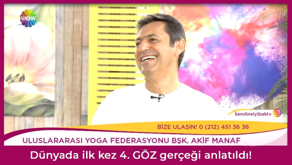 "Kendine İyi Bak" Programında Dünyada İlk Kez 4. Göz Gerçeği Anlatıldı