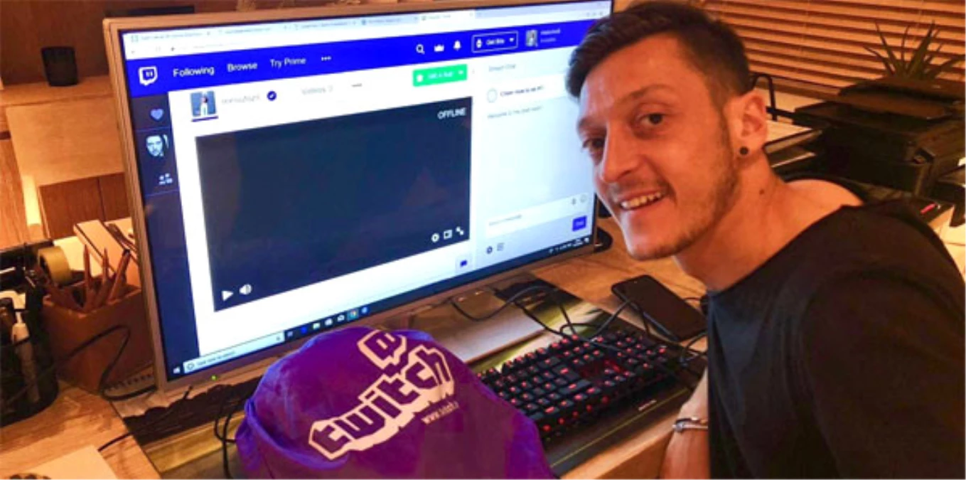 Mesut Özil Twitch\'te Yayınlara Başlıyor...