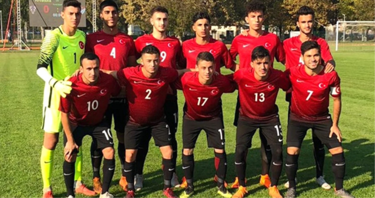 U19 Milli Takımımız, Hırvatistan U19 Milli Takımını 4-1 Mağlup Etti