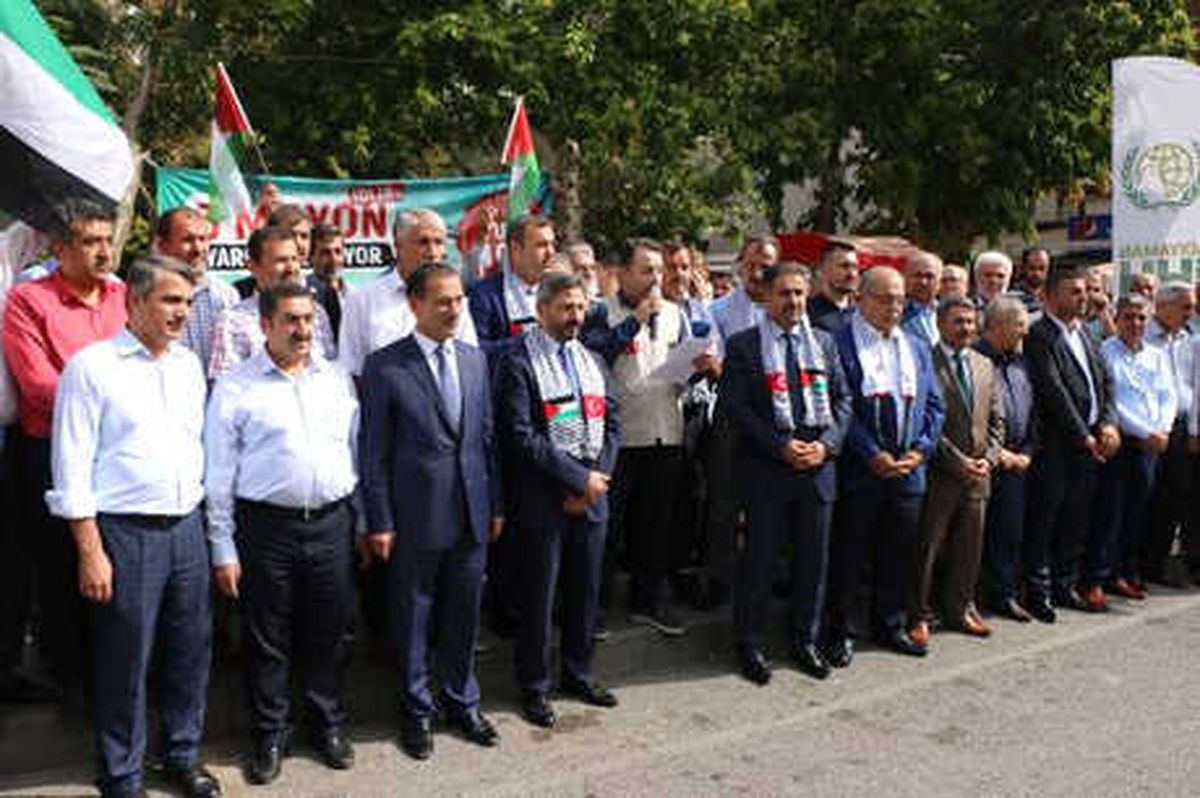 Adıyaman\'da Gazze\'deki Ambargolara Tepki