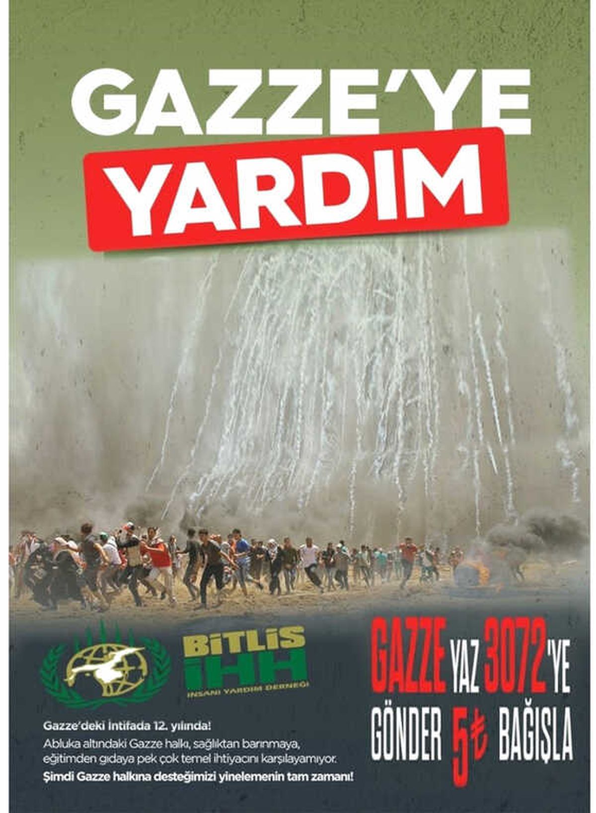 Bitlis İhh\'dan Gazze\'ye Yardım Çağrısı