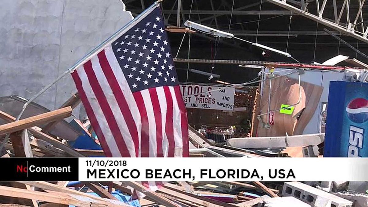 Florida: Michael Kasırgası\'nın Verdiği Hasar Havadan Görüntülendi