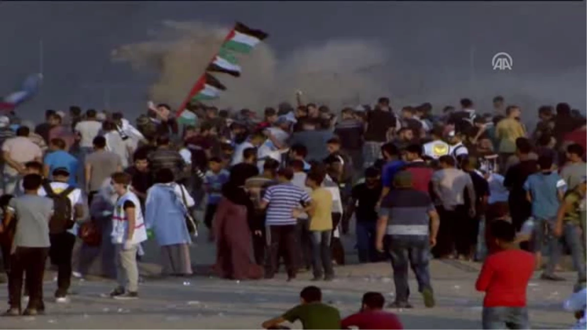 Gazze\'deki Barışçıl Gösterilerde 6 Filistinli Şehit Oldu (2) - Han Yunus