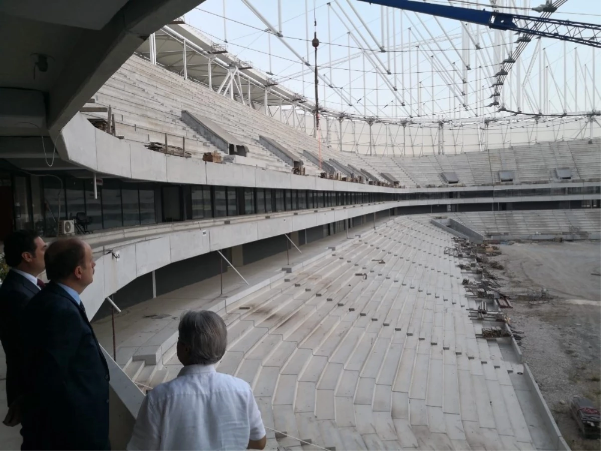 Spor Genel Müdürü Baykan, Yeni Adana Stadı\'nı İnceledi
