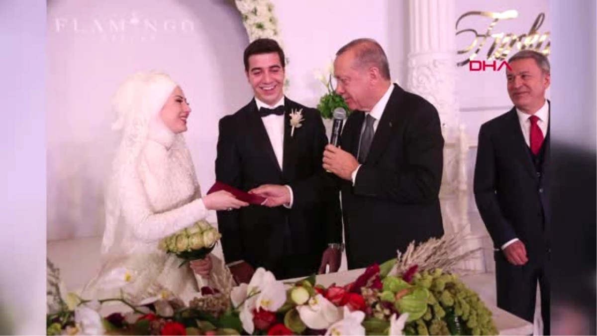 Kayseri Cumhurbaşkanı Erdoğan, Nikah Törenine Katıldı