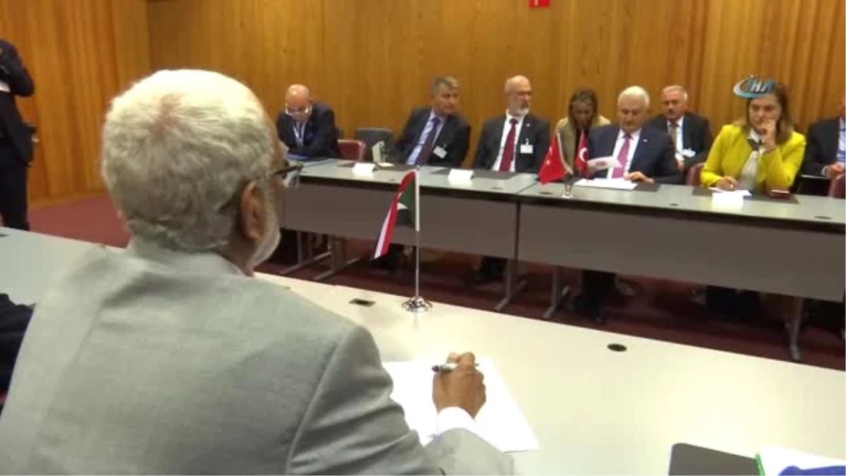 TBMM Başkanı Yıldırım İsviçre\'de Sudan Meclis Başkanı ve Heyetiyle Görüştü