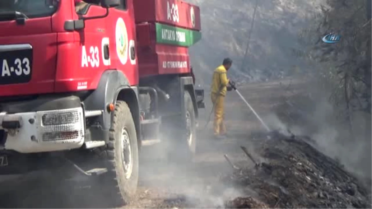 Hatay\'da Orman Yangını Sürüyor