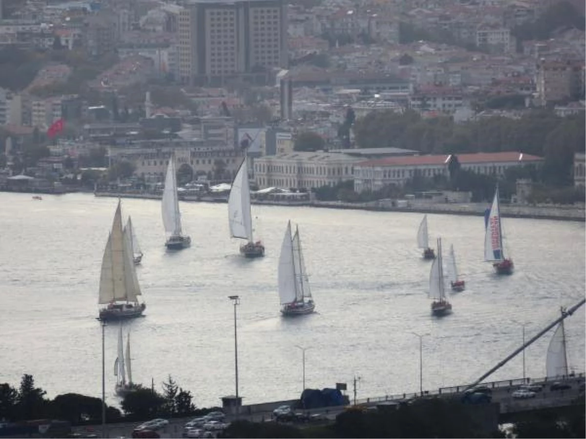 The Bodrum Cup\'ın Kortej Geçişi Dün İstanbul Boğaz\'ında Yapıldı