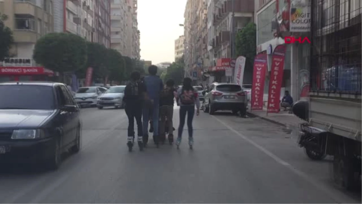 Adana Patenli Gençlerin Tehlikeli Eğlencesi