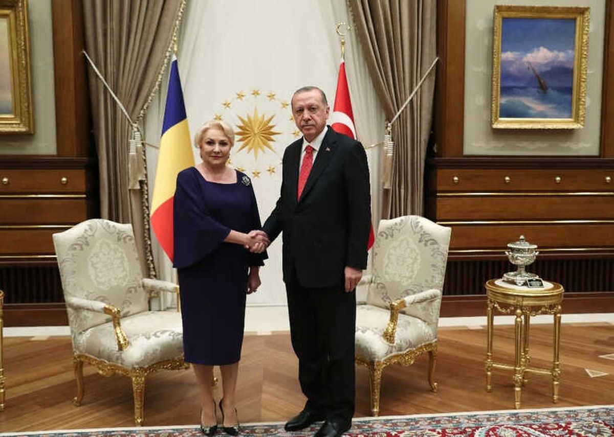 Cumhurbaşkanı Erdoğan, Romanya Başbakanı Dancila\'yı Kabul Etti